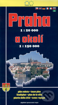 Praha 1:20 000 a okolí 1:150 000 (Žaket). Žaket, 2002 Praha 1:20 000 a okolí 1:150 000 (Žaket). Žaket, 2002