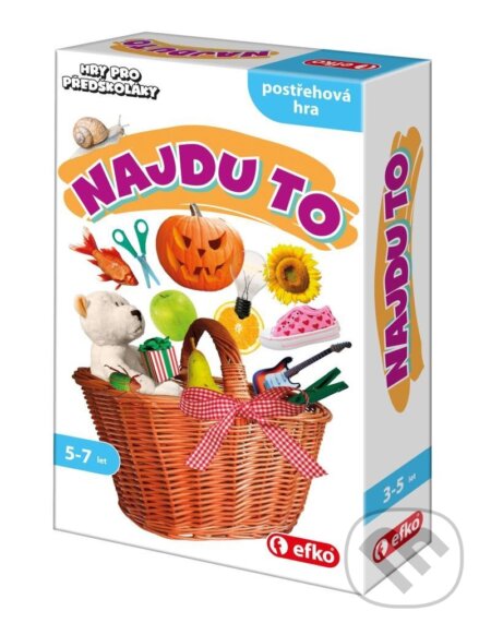 Společenská hra: Hry pro předškoláky - Najdu to (EFKO karton s.r.o.). EFKO karton s.r.o., 2024 Společenská hra: Hry pro předškoláky - Najdu to (EFKO karton s.r.o.). EFKO karton s.r.o., 2024
