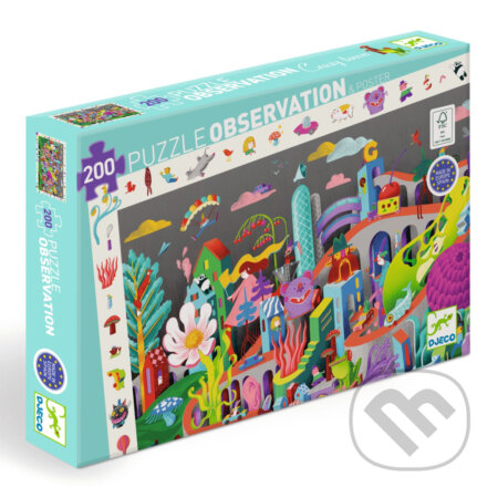 Puzzle: Objavovacie puzzle: Bláznivé mesto (Djeco). Djeco, 2024 Puzzle: Objavovacie puzzle: Bláznivé mesto (Djeco). Djeco, 2024