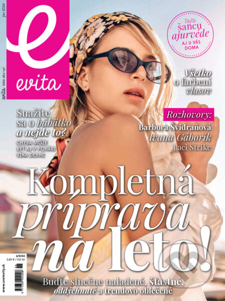 E-kniha: E-Evita magazín 06/2024 (MAFRA Slovakia). MAFRA Slovakia, 2024 E-kniha: E-Evita magazín 06/2024 (MAFRA Slovakia). MAFRA Slovakia, 2024
