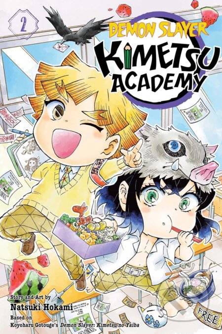 Kniha: Demon Slayer: Kimetsu Academy 2 (Koyoharu Gotouge a Natsuki Hokami). Viz Media, 2024 Kniha: Demon Slayer: Kimetsu Academy 2 (Koyoharu Gotouge a Natsuki Hokami). Viz Media, 2024