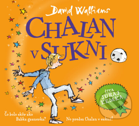 Audiokniha: Chalan v sukni (David Walliams). Wisteria Books, Slovart, 2024 Audiokniha: Chalan v sukni (David Walliams). Wisteria Books, Slovart, 2024