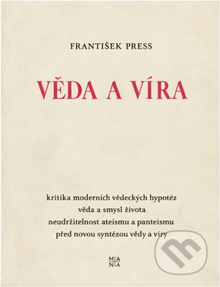 Kniha: Věda a víra (František Press). , 1990 Kniha: Věda a víra (František Press). , 1990
