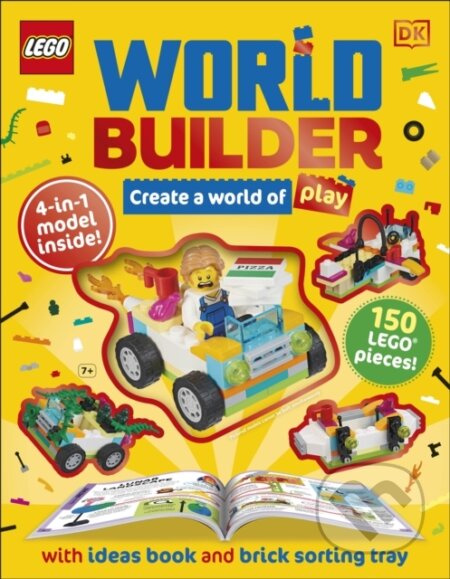 Kniha: LEGO World Builder (Hannah Dolan, Jessica Farrell a Rod Gillies). Dorling Kindersley, 2024 Kniha: LEGO World Builder (Hannah Dolan, Jessica Farrell a Rod Gillies). Dorling Kindersley, 2024