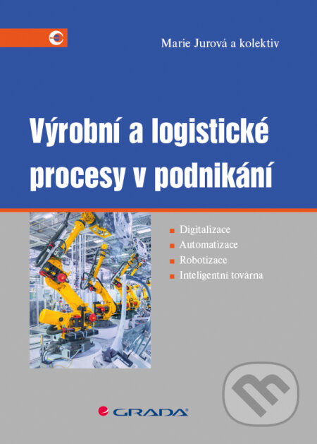 Kniha: Výrobní a logistické procesy v podnikání (Marie Jurová a kolektiv). Grada, 2016 Kniha: Výrobní a logistické procesy v podnikání (Marie Jurová a kolektiv). Grada, 2016