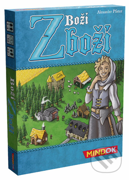 Spoločenská hra: Boží zboží (Alexander Pfister). Mindok, 2016 Spoločenská hra: Boží zboží (Alexander Pfister). Mindok, 2016