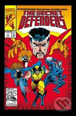 Kniha: The Secret Defenders (Andrew Coates, Ron Marz a Roy Thomas). Marvel, 2016 Kniha: The Secret Defenders (Andrew Coates, Ron Marz a Roy Thomas). Marvel, 2016