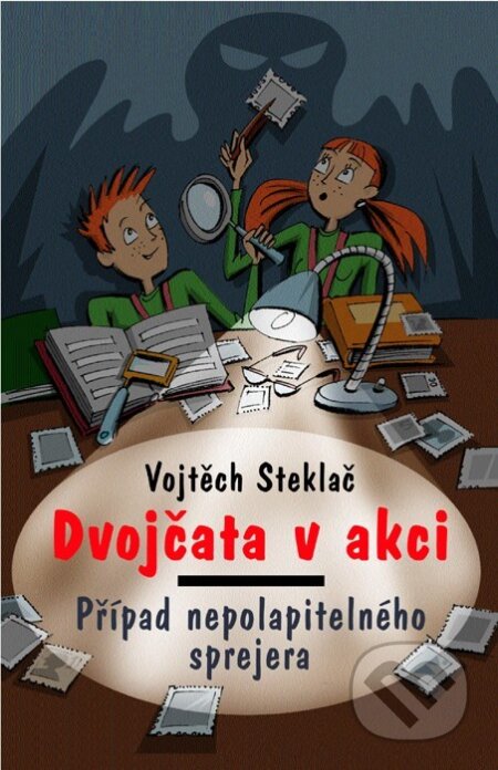 Kniha: Dvojčata v akci: Případ nepolapitelného sprejera (Vojtěch Steklač). Albatros CZ, 2007 Kniha: Dvojčata v akci: Případ nepolapitelného sprejera (Vojtěch Steklač). Albatros CZ, 2007