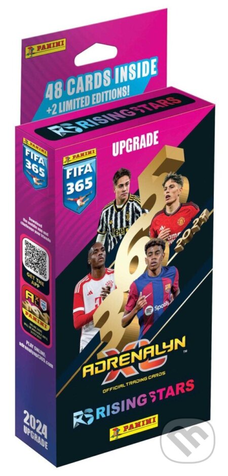 Spoločenská hra: Panini FIFA 365 2023/2024 Rising Stars - Adrenalyn karty (Upgrade) (Panini Books). Panini Books, 2024 Spoločenská hra: Panini FIFA 365 2023/2024 Rising Stars - Adrenalyn karty (Upgrade) (Panini Books). Panini Books, 2024