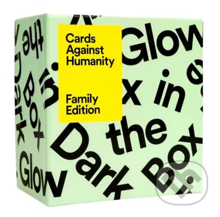 Společenská hra: Cards Against Humanity - Family edition: Glow in the Dark Box (Cards Against Humanity). Cards Against Humanity, 2021 Společenská hra: Cards Against Humanity - Family edition: Glow in the Dark Box (Cards Against Humanity). Cards Against Humanity, 2021