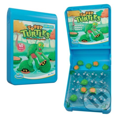 Společenská hra: ThinkFun Flip & Play: Veselé želvy (Ravensburger). Ravensburger, 2024 Společenská hra: ThinkFun Flip & Play: Veselé želvy (Ravensburger). Ravensburger, 2024