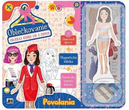Spoločenská hra: Oblečkovanie - Povolania (Jiri Models SK). Jiri Models SK, 2024 Spoločenská hra: Oblečkovanie - Povolania (Jiri Models SK). Jiri Models SK, 2024