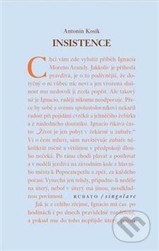 Kniha: Insistence (Antonín Kosík). RUBATO, 2016 Kniha: Insistence (Antonín Kosík). RUBATO, 2016