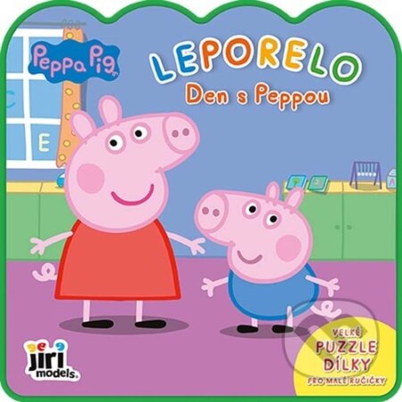 Kniha: Moje první leporelo Prasátko Peppa Den (Jiří Models). Jiří Models, 2024 Kniha: Moje první leporelo Prasátko Peppa Den (Jiří Models). Jiří Models, 2024