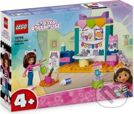 Spoločenská hra: LEGO® Gabinin kúzelný domček 10795 Tvorenie s Baby Boxom (LEGO). LEGO, 2024 Spoločenská hra: LEGO® Gabinin kúzelný domček 10795 Tvorenie s Baby Boxom (LEGO). LEGO, 2024