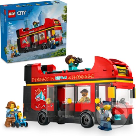Spoločenská hra: LEGO® City 60407 Červený dvojposchodový vyhliadkový autobus (LEGO). LEGO, 2024 Spoločenská hra: LEGO® City 60407 Červený dvojposchodový vyhliadkový autobus (LEGO). LEGO, 2024