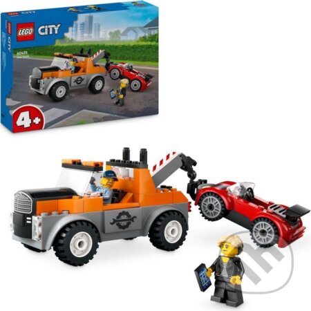 Spoločenská hra: LEGO® City 60435 Odťahový voz a oprava športiaka (LEGO). LEGO, 2024 Spoločenská hra: LEGO® City 60435 Odťahový voz a oprava športiaka (LEGO). LEGO, 2024