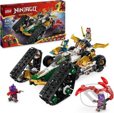 Spoločenská hra: LEGO® NINJAGO® 71820 Tím nindžov a kombo vozidlo (LEGO). LEGO, 2024 Spoločenská hra: LEGO® NINJAGO® 71820 Tím nindžov a kombo vozidlo (LEGO). LEGO, 2024