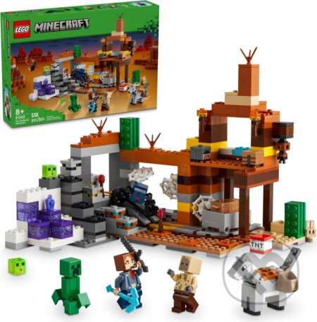 Spoločenská hra: LEGO® Minecraft® 21263 Banská šachta v pustatine (LEGO). LEGO, 2024 Spoločenská hra: LEGO® Minecraft® 21263 Banská šachta v pustatine (LEGO). LEGO, 2024