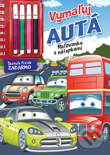 Kniha: Vymaľuj autá (Foni book). Foni book, 2024 Kniha: Vymaľuj autá (Foni book). Foni book, 2024