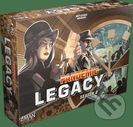 Společenská hra: Pandemic Legacy: Season 0 (Matt Leacock a Rob Daviau). Z-Man Games, 2024 Společenská hra: Pandemic Legacy: Season 0 (Matt Leacock a Rob Daviau). Z-Man Games, 2024