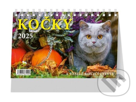 Stolní kalendář Kočky 2025 (Spektrum grafik). Spektrum grafik, 2024 Stolní kalendář Kočky 2025 (Spektrum grafik). Spektrum grafik, 2024