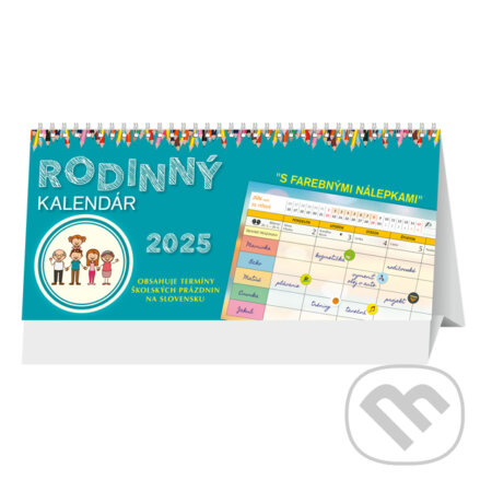 Stolový Rodinný kalendár 2025 (Spektrum grafik). Spektrum grafik, 2024 Stolový Rodinný kalendár 2025 (Spektrum grafik). Spektrum grafik, 2024