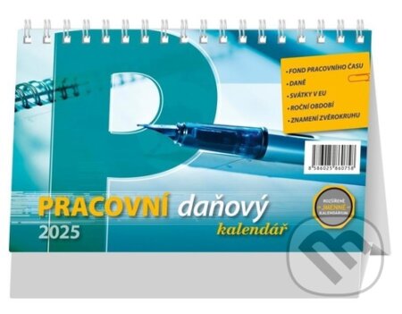 Stolní Pracovní daňový kalendář 2025 (Spektrum grafik). Spektrum grafik, 2024 Stolní Pracovní daňový kalendář 2025 (Spektrum grafik). Spektrum grafik, 2024