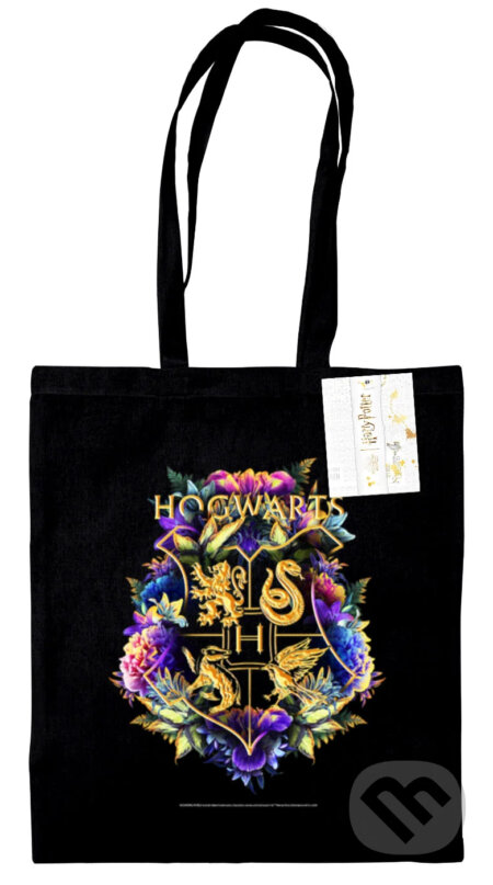 Shopping taška na rameno Harry Potter: Farebný Bradavický erb (Harry Potter). Harry Potter, 2024 Shopping taška na rameno Harry Potter: Farebný Bradavický erb (Harry Potter). Harry Potter, 2024