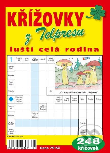 Kniha: Křížovky z Telpresu luští celá rodina - 248 křížovek 1/2024 (Telpres). Telpres, 2024 Kniha: Křížovky z Telpresu luští celá rodina - 248 křížovek 1/2024 (Telpres). Telpres, 2024