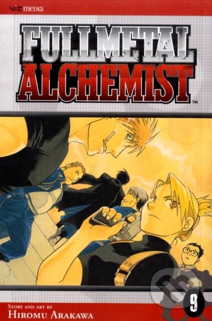 Kniha: Fullmetal Alchemist 9 (Hiromu Arakawa). Viz Media, 2009 Kniha: Fullmetal Alchemist 9 (Hiromu Arakawa). Viz Media, 2009
