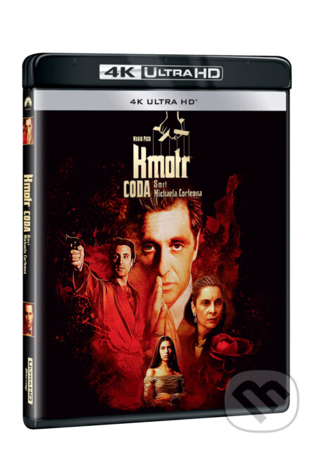 Film: Kmotr Coda: Smrt Michaela Corleona Ultra HD Blu-ray (Francis Ford Coppola) (UltraHDBlu-ray). Magicbox, 2024 Film: Kmotr Coda: Smrt Michaela Corleona Ultra HD Blu-ray (Francis Ford Coppola) (UltraHDBlu-ray). Magicbox, 2024