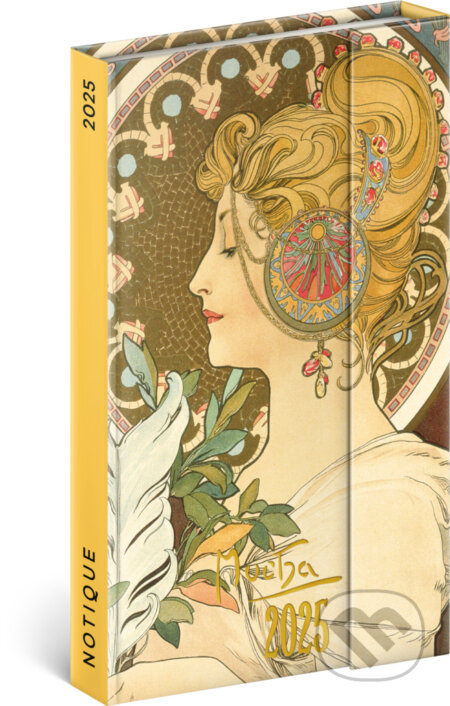 NOTIQUE Týždenný magnetický diár Alfons Mucha 2025 (Notique). Notique, 2024 NOTIQUE Týždenný magnetický diár Alfons Mucha 2025 (Notique). Notique, 2024