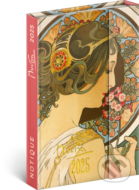 NOTIQUE Týždenný magnetický diár Alfons Mucha 2025 (Notique). Notique, 2024 NOTIQUE Týždenný magnetický diár Alfons Mucha 2025 (Notique). Notique, 2024