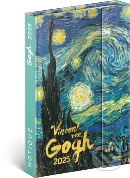 NOTIQUE Týždenný magnetický diár Vincent van Gogh 2025 (Notique). Notique, 2024 NOTIQUE Týždenný magnetický diár Vincent van Gogh 2025 (Notique). Notique, 2024
