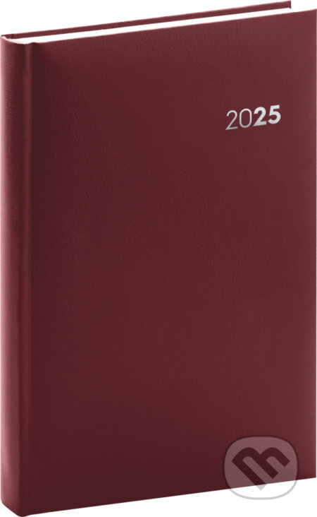 NOTIQUE Denný diár Balacron 2025 - bordový (Notique). Notique, 2024 NOTIQUE Denný diár Balacron 2025 - bordový (Notique). Notique, 2024