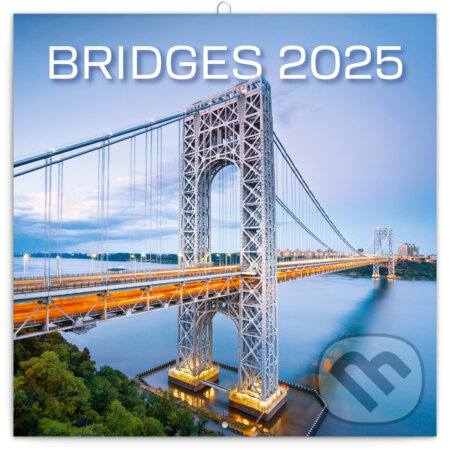 NOTIQUE Nástenný poznámkový kalendár Bridges (Mosty) 2025 (západná verzia) (Notique). Notique, 2024 NOTIQUE Nástenný poznámkový kalendár Bridges (Mosty) 2025 (západná verzia) (Notique). Notique, 2024