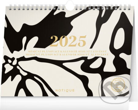 NOTIQUE Mesačný plánovací kalendár Abstrakt 2025 (Notique). Notique, 2024 NOTIQUE Mesačný plánovací kalendár Abstrakt 2025 (Notique). Notique, 2024
