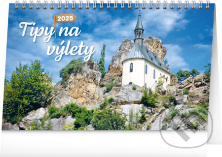 NOTIQUE Stolní kalendář Tipy na výlety 2025 (Notique). Notique, 2024 NOTIQUE Stolní kalendář Tipy na výlety 2025 (Notique). Notique, 2024