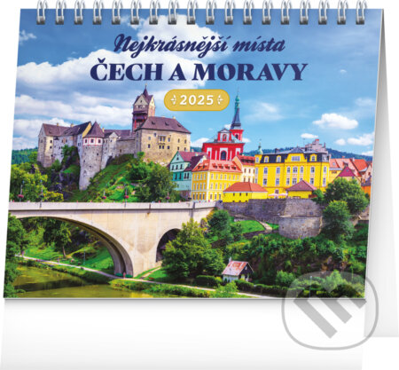 NOTIQUE Stolní kalendář Nejkrásnější místa Čech a Moravy 2025, (Notique). Notique, 2024 NOTIQUE Stolní kalendář Nejkrásnější místa Čech a Moravy 2025, (Notique). Notique, 2024