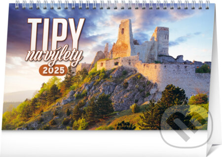 NOTIQUE Stolový kalendár Tipy na výlety 2025 (Notique). Notique, 2024 NOTIQUE Stolový kalendár Tipy na výlety 2025 (Notique). Notique, 2024