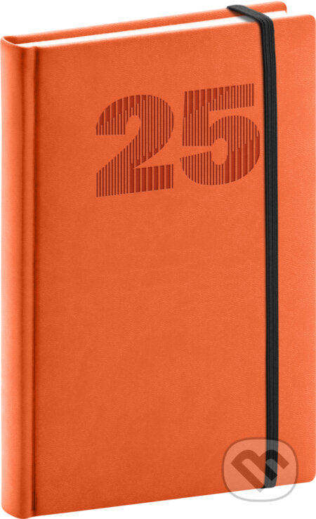 NOTIQUE Denný diár Vivella Top 2025, oranžový (Notique). Notique, 2024 NOTIQUE Denný diár Vivella Top 2025, oranžový (Notique). Notique, 2024