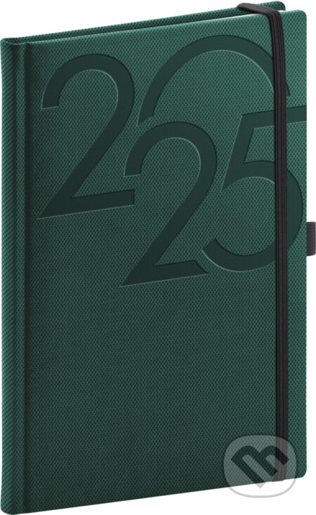 NOTIQUE Týždenný diár Ajax 2025, zelený, 15 x 21 cm (Notique). Notique, 2024 NOTIQUE Týždenný diár Ajax 2025, zelený, 15 x 21 cm (Notique). Notique, 2024