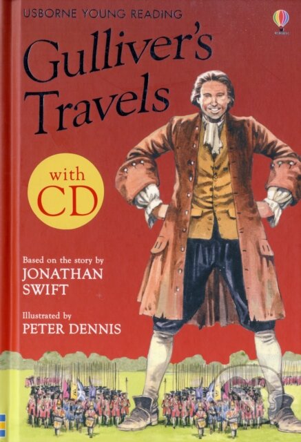 Gulliver&#039;s Travels + CD - Gill Harvey, Peter Dennis (ilustrátor), Usborne, 2007