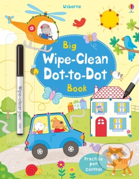 Big Wipe Clean Dot-to-Dot Book - Felicity Brooks, Kate Fearn (ilustrátor), Usborne, 2016