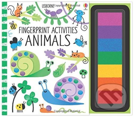 Kniha: Fingerprint Activities: Animals (Fiona Watt). Usborne, 2016 Kniha: Fingerprint Activities: Animals (Fiona Watt). Usborne, 2016