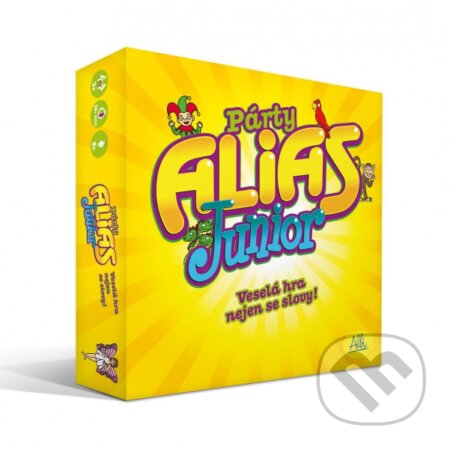 Společenská hra: Párty Alias Junior 2. vydání (Albi). Albi, 2016 Společenská hra: Párty Alias Junior 2. vydání (Albi). Albi, 2016