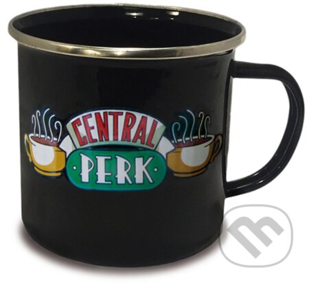 Smaltovaný hrnček Friends: Central Perk & Logo (). , 2023 Smaltovaný hrnček Friends: Central Perk & Logo (). , 2023