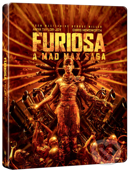 Film: Furiosa: Sága Šíleného Maxe Ultra HD Blu-ray - steelbook - motiv CCXP (Magicbox) (UltraHDBlu-ray). Magicbox, 2024 Film: Furiosa: Sága Šíleného Maxe Ultra HD Blu-ray - steelbook - motiv CCXP (Magicbox) (UltraHDBlu-ray). Magicbox, 2024