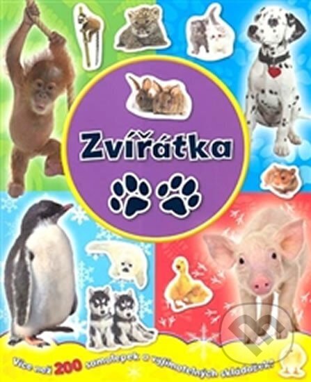Zvířátka - více než 200 samolepek a výjimatelných skládaček (Rebo). Rebo, 2013 Zvířátka - více než 200 samolepek a výjimatelných skládaček (Rebo). Rebo, 2013